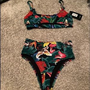 Floral Bikini Swimsuit - Fashion Nova Small